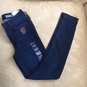 Juniors Aeropostale High Waisted Jegging Size 0 Stretchy Denim Skinny Jeans NWT